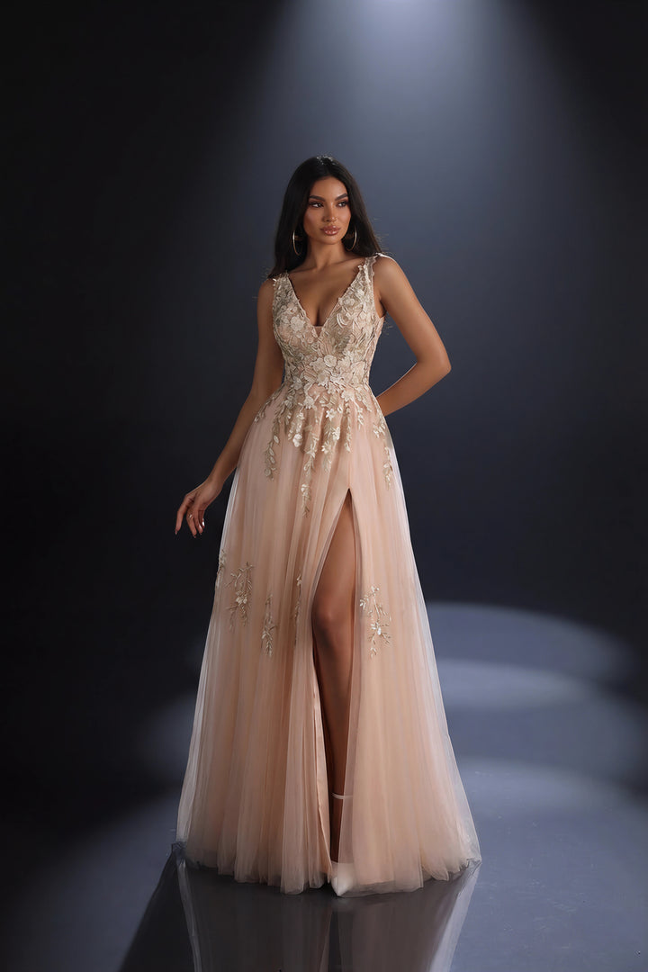 Nicoletta - NC4023 (Available in Blue, Ivory, Apricot and IWhite)