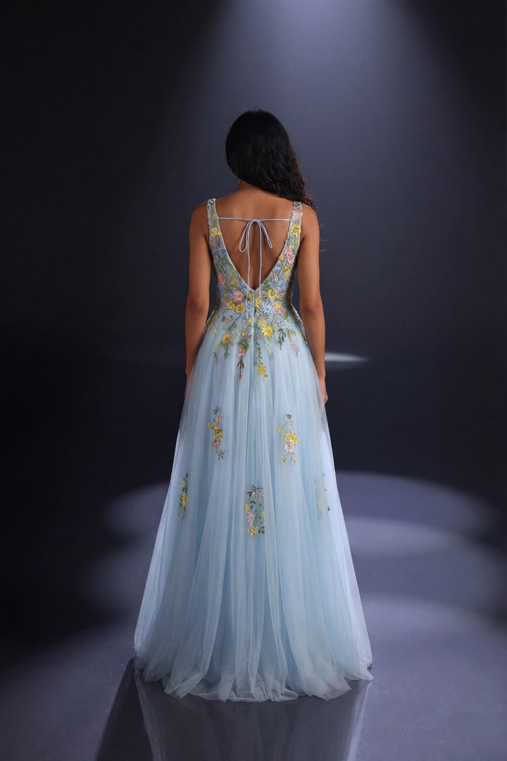 Nicoletta - NC4023 (Available in Blue, Ivory, Apricot and IWhite)