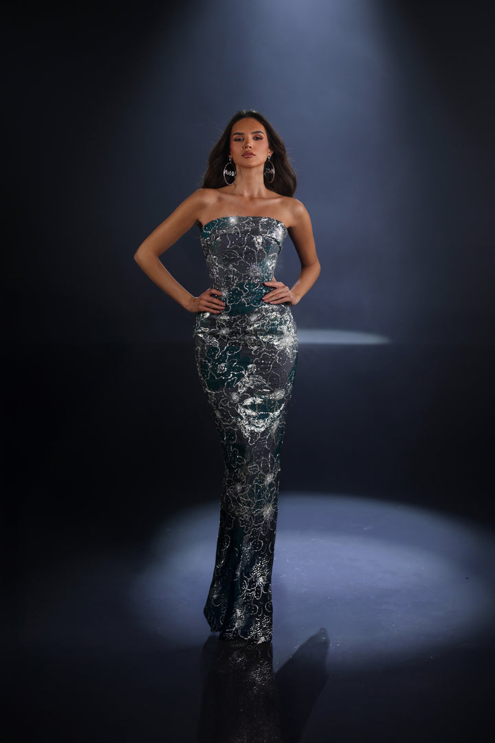 Nicoletta - NC4025 (Available in Light Silver, Light Gold and Midnight Teal)
