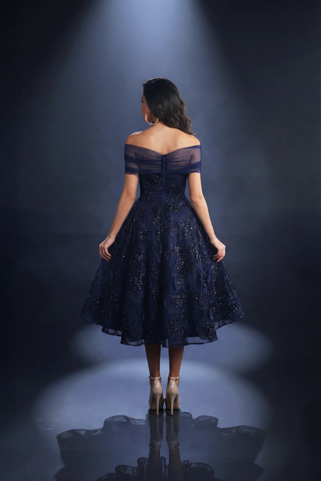 Nicoletta - NC4032 (Available in Navy and Dusty Pink)