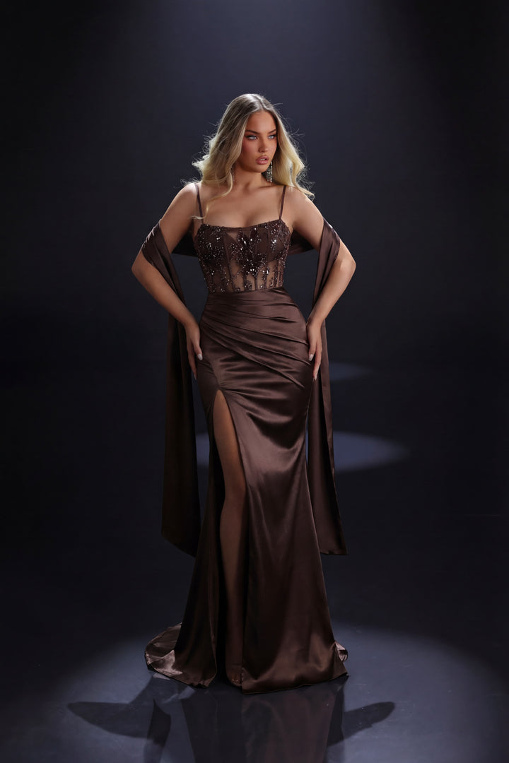 Nicoletta - NC4044 (Available in Pastel Mint, Blue and Chocolate)