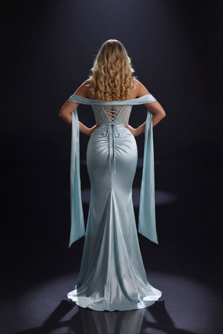Nicoletta - NC4044 (Available in Pastel Mint, Blue and Chocolate)