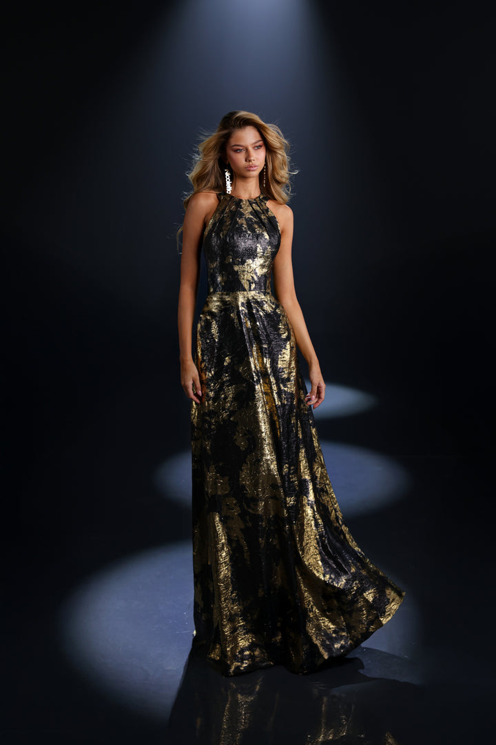 Nicoletta - NC4054 (Available in Black/Gold and Green)