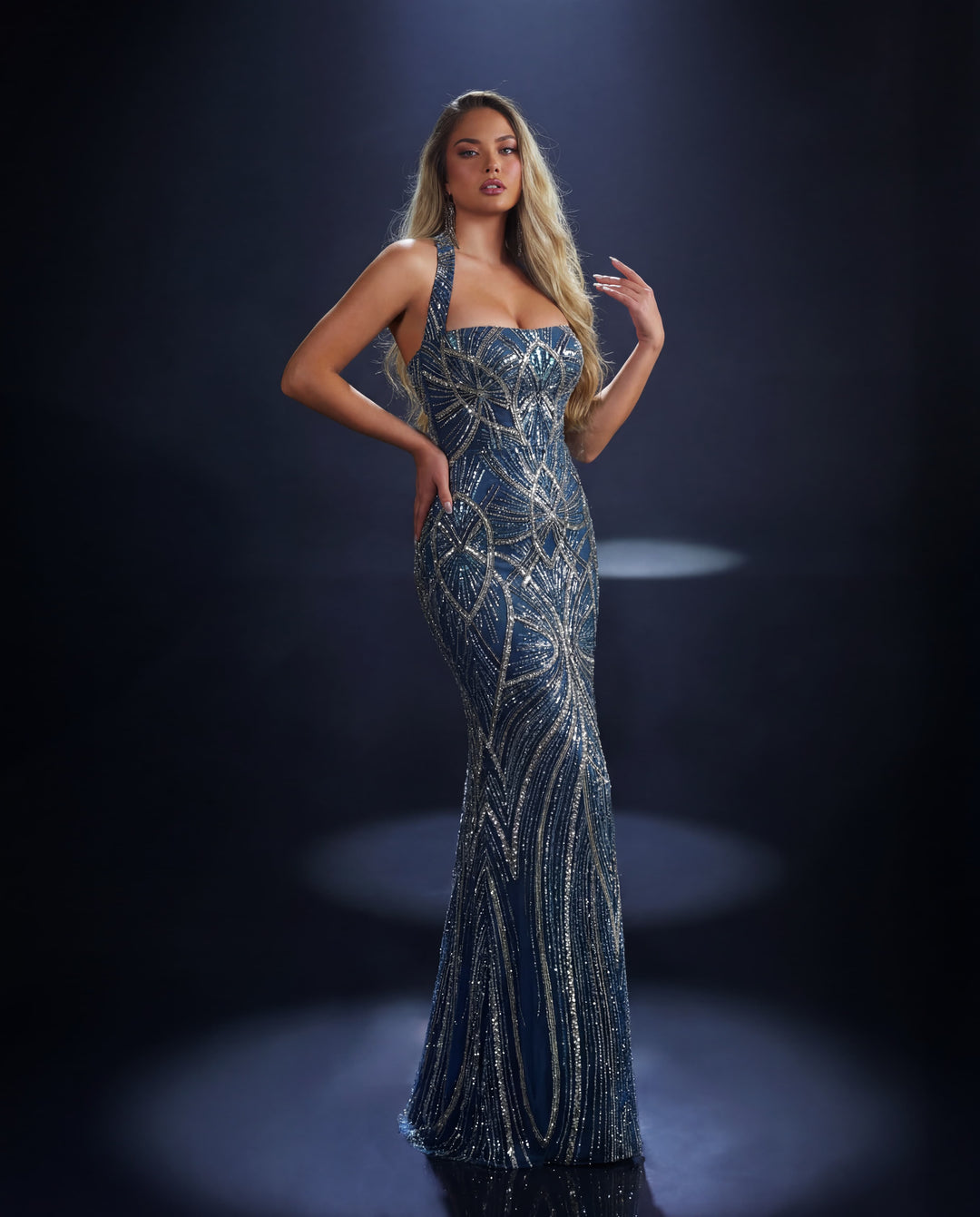Nicoletta - NC4062 (Available in Blue and Teal)