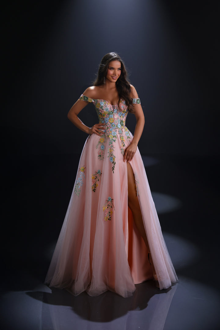 Nicoletta - NC4066 (Available in Pale Pink, Blue, Ivory and White)
