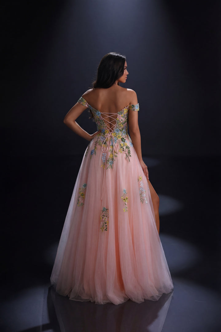 Nicoletta - NC4066 (Available in Pale Pink, Blue, Ivory and White)
