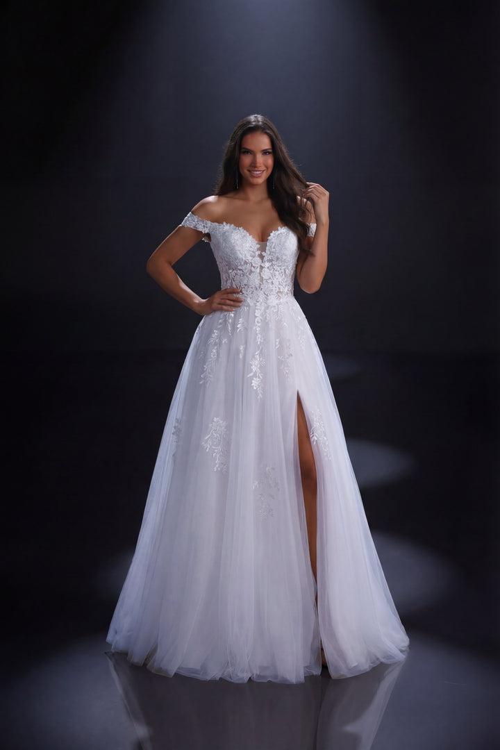 Nicoletta - NC4066 (Available in Pale Pink, Blue, Ivory and White)