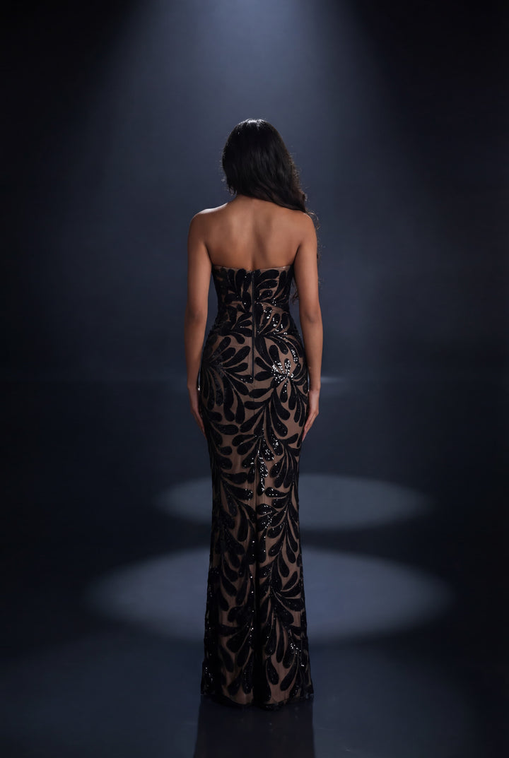 Nicoletta - NC4068 (Available in Black/Nude and Burgundy)