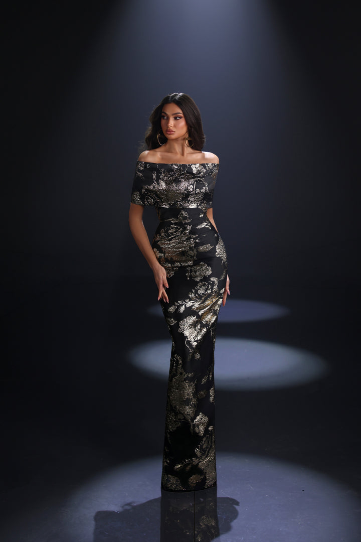 Nicoletta - NC4075 (Available in Ivory/Gold and Black/Gold)