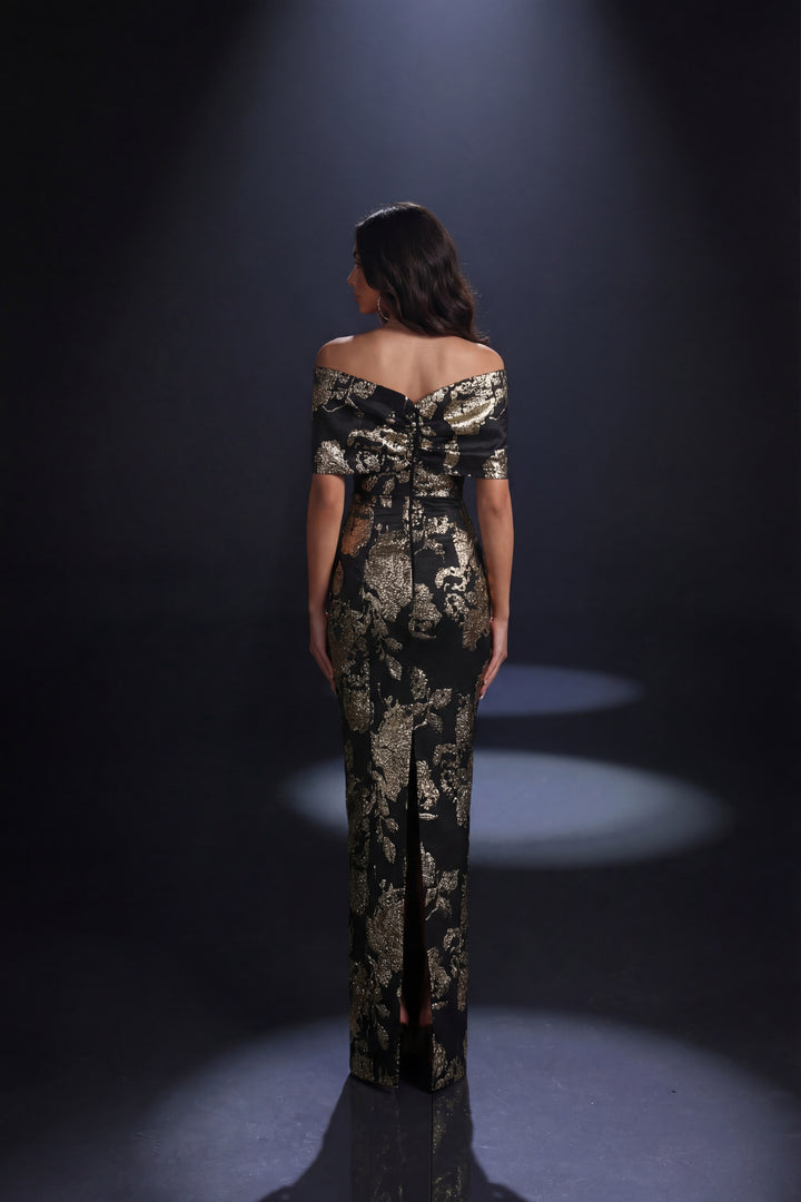 Nicoletta - NC4075 (Available in Ivory/Gold and Black/Gold)