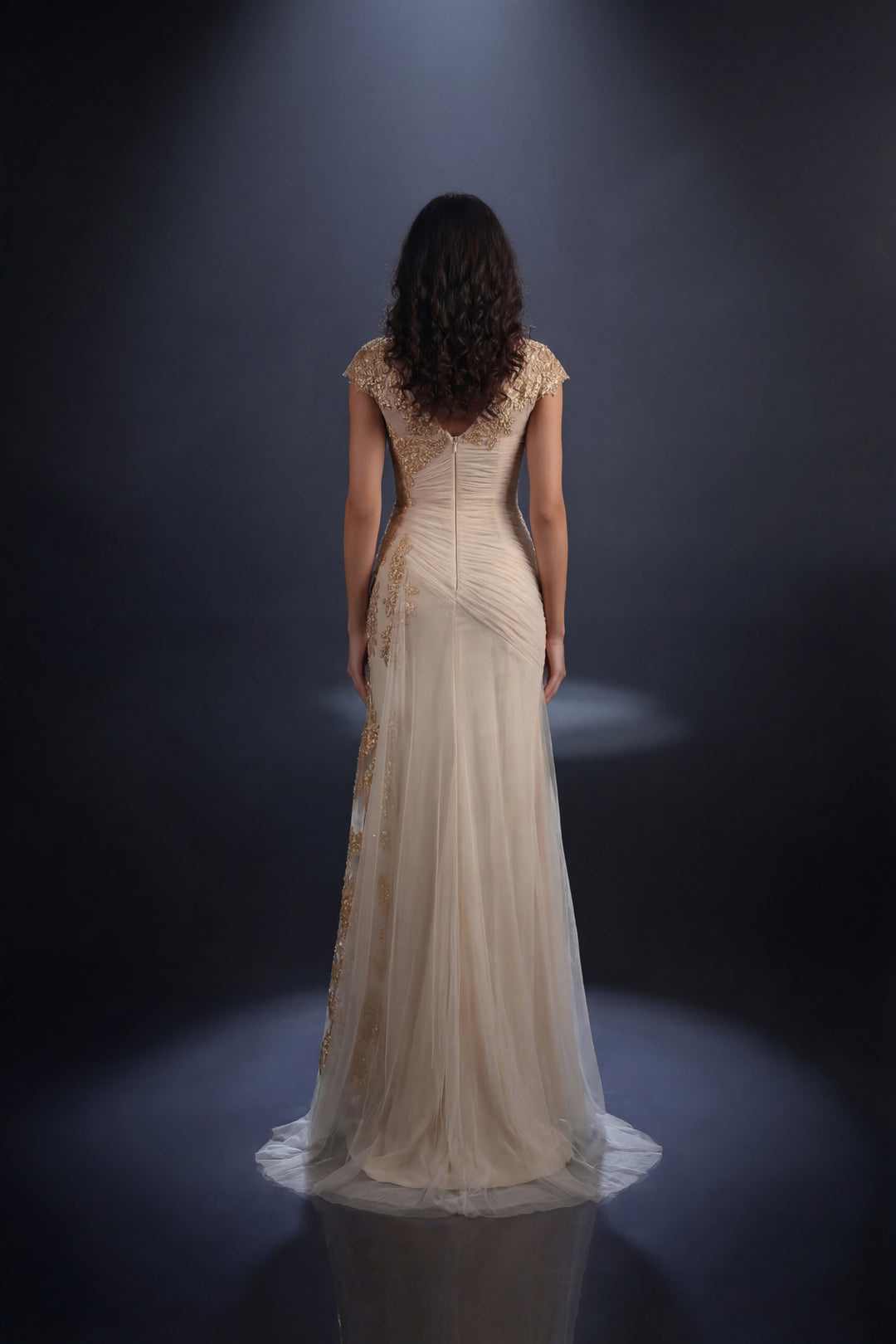 Nicoletta - NC4099 (Available in Wine, Light Gold and Forest)