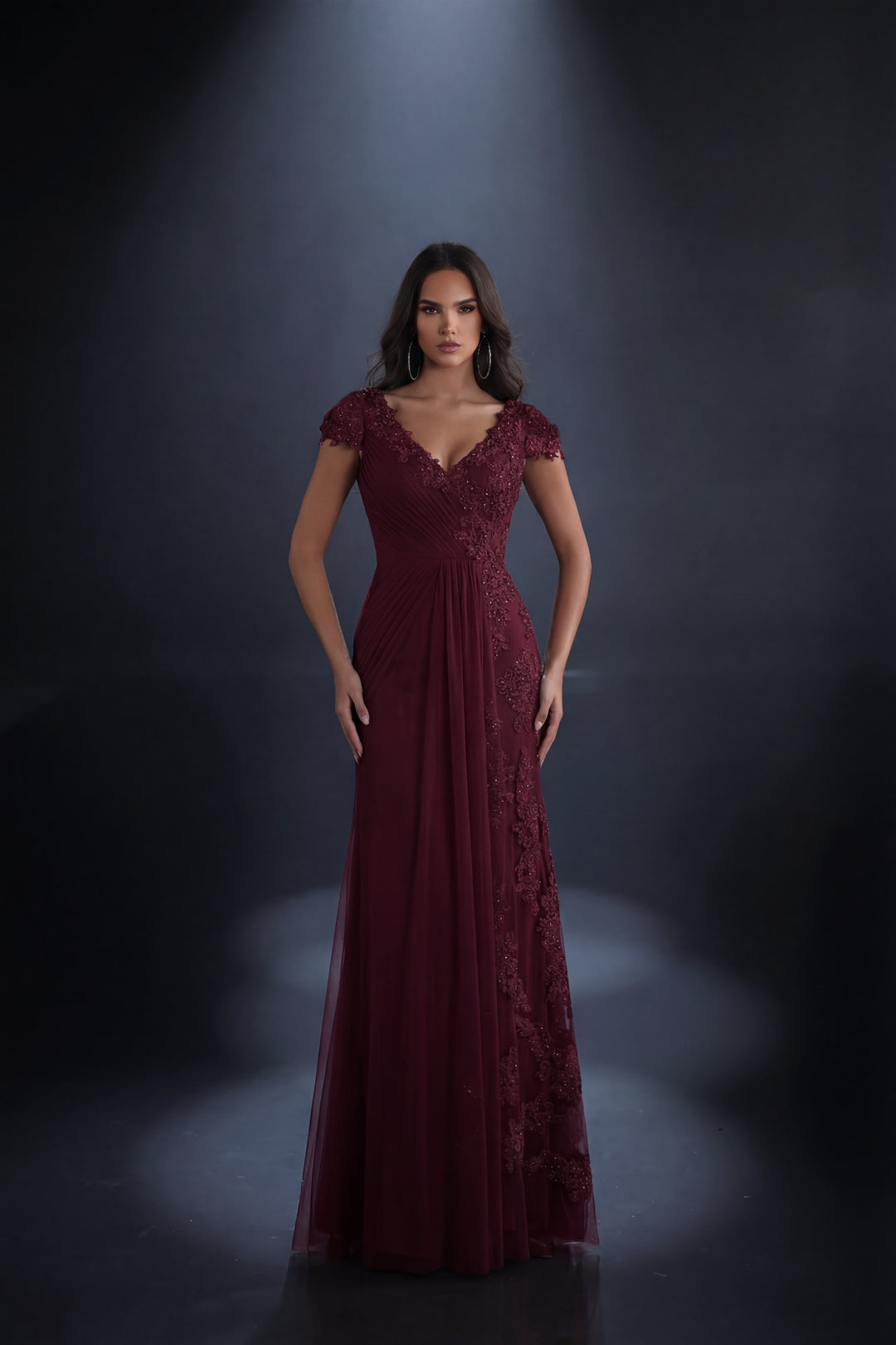 Nicoletta - NC4099 (Available in Wine, Light Gold and Forest)