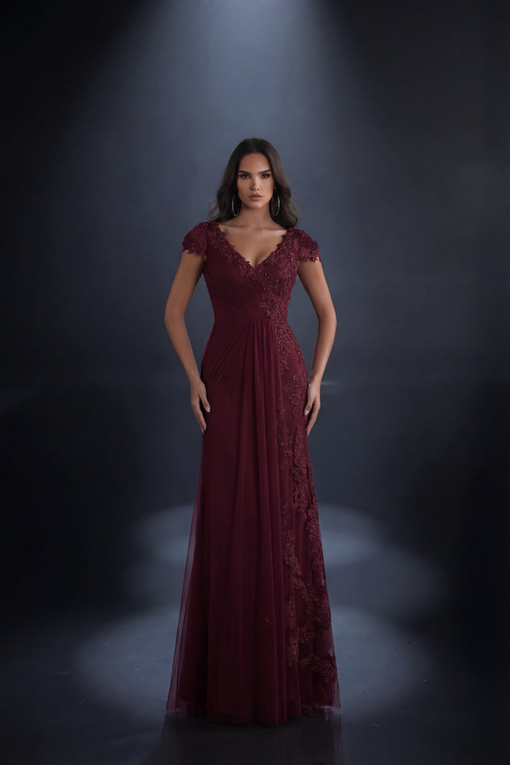 Nicoletta - NC4099 (Available in Wine, Light Gold and Forest)