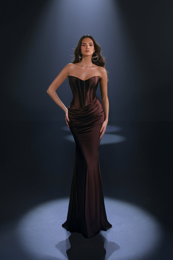 Nicoletta - NC4113 (Available in Ivory, Chocolate and Mulberry)