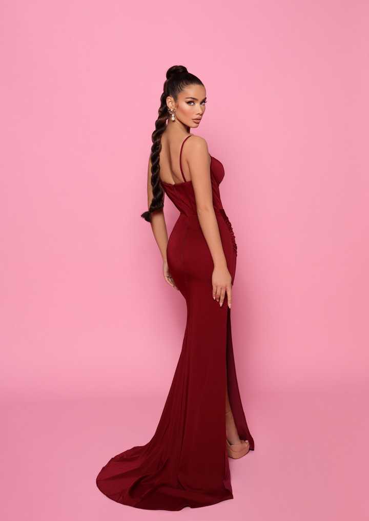 Nicoletta - NP164 (Available Black, Wine, Cloud Blue ad Copper)