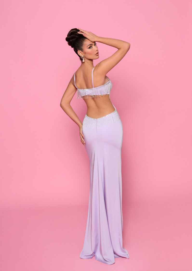 Nicoletta - NP173 (Available Black, Maroon, Lilac and Ivory)