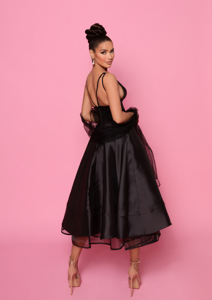 Nicoletta - NP175 (Available Black, Ivory and Emerald Green)