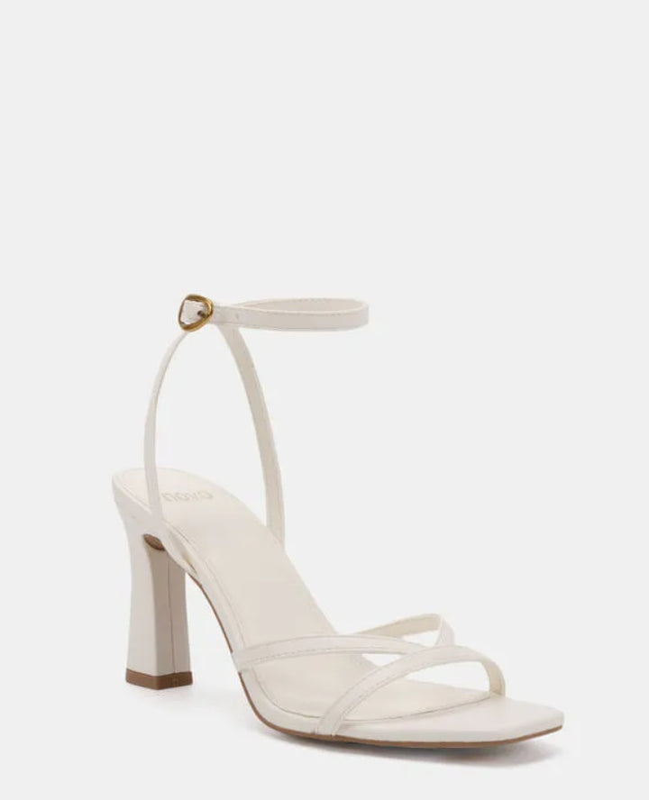 Novo Naira White Heels