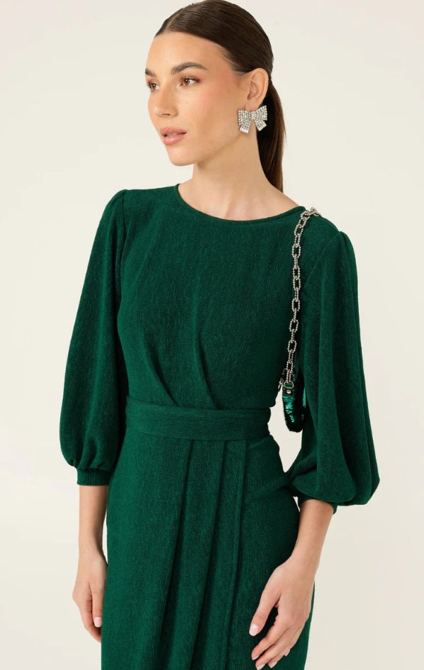 Sacha Drake Nicole Dress in Forest Runway7 Sacha Drake Nicole Dress in Forest Runway7
