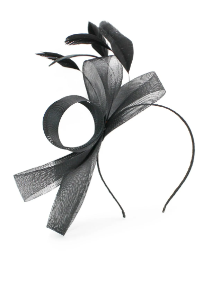 Morgan & Taylor Nyla Fascinator in Black