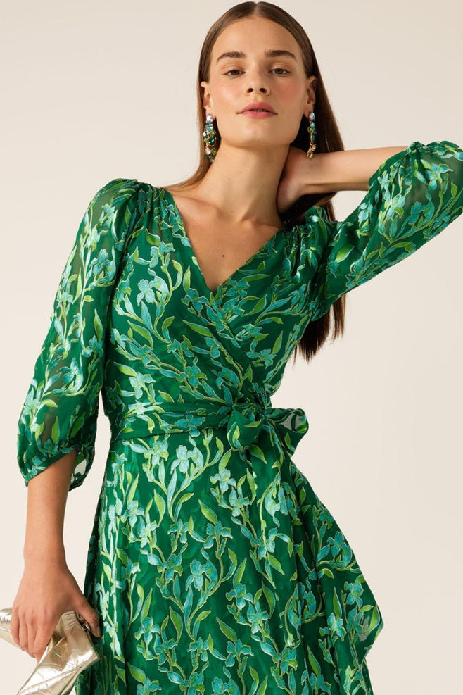 Sacha Drake Orchid Wrap Dress