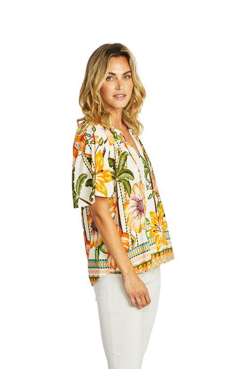 Ping Pong Ipanema Bell Sleeve Blouse