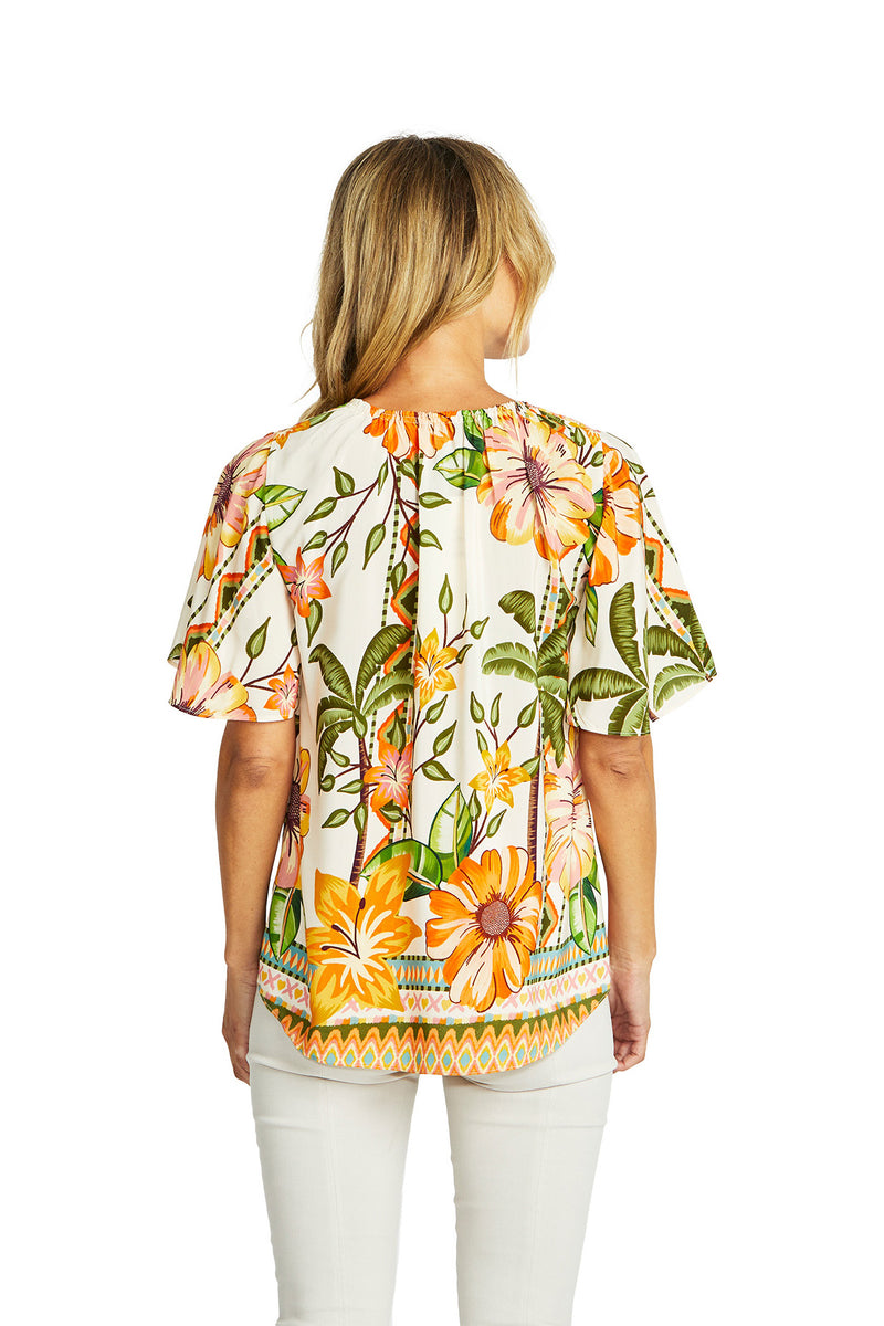 Ping Pong Ipanema Bell Sleeve Blouse