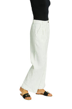 Ping Pong Amanza Pinstripe Pant in Ivory/Navy