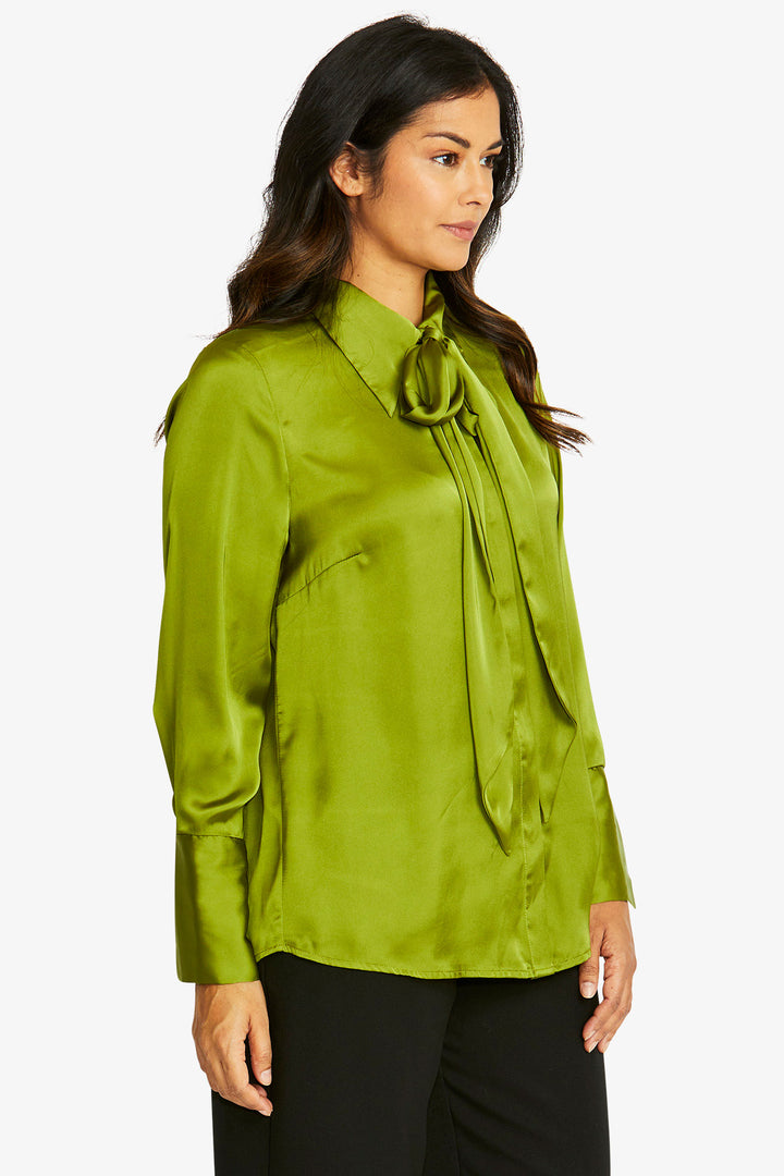 Ping Pong Juliet Shirt in Fern- mark on front, see images