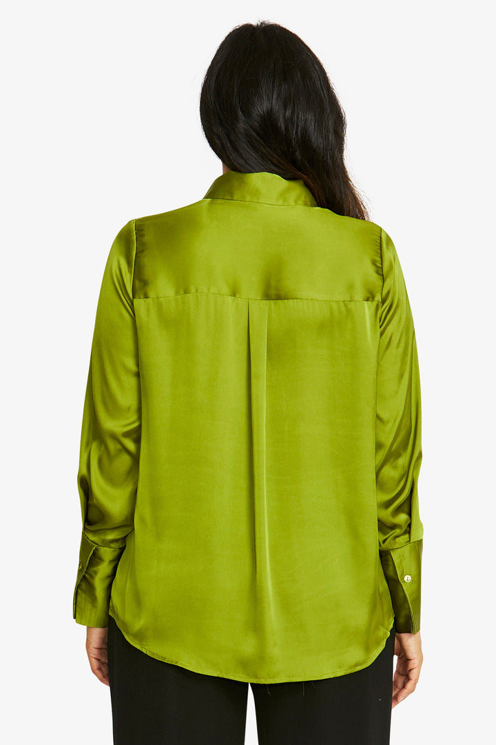 Ping Pong Juliet Shirt in Fern- mark on front, see images