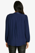 Ping Pong Nickie Long Sleeve Top in Navy