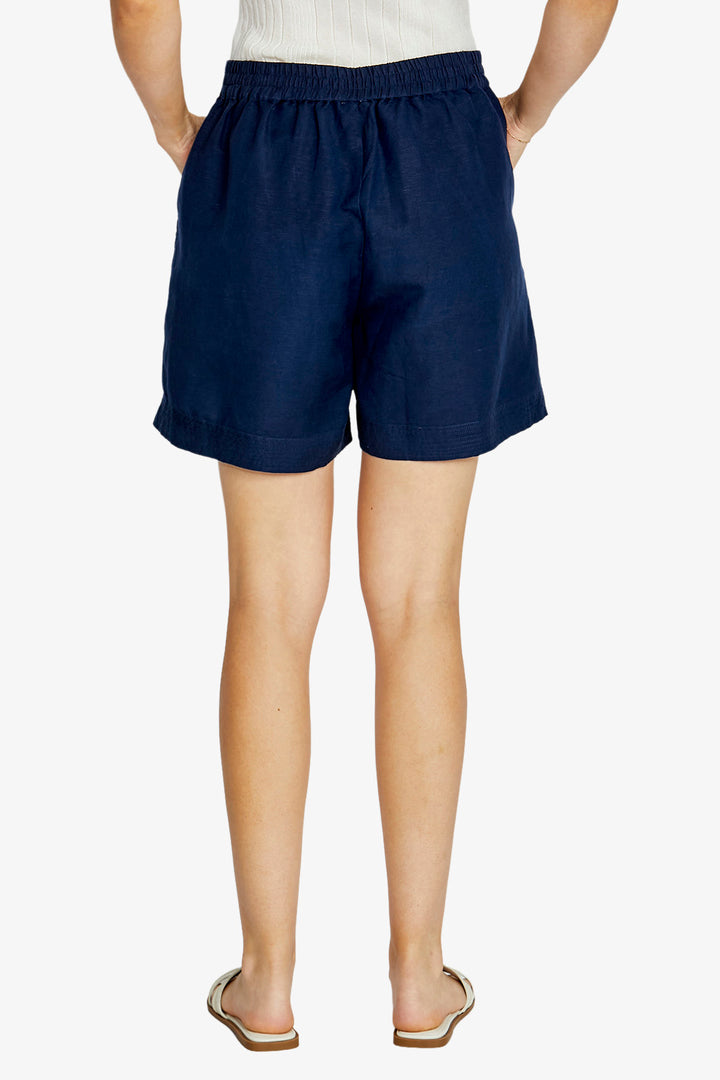 Ping Pong Lisa Stitch Hem Short in Navy