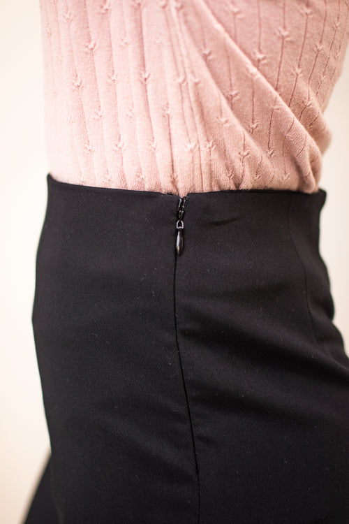 Silver Wishes Kick Flare Pants in Black