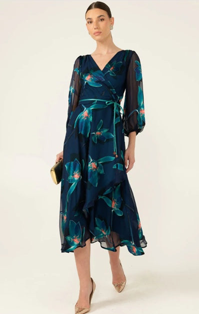 Sacha Drake Pendulum Wrap Dress
