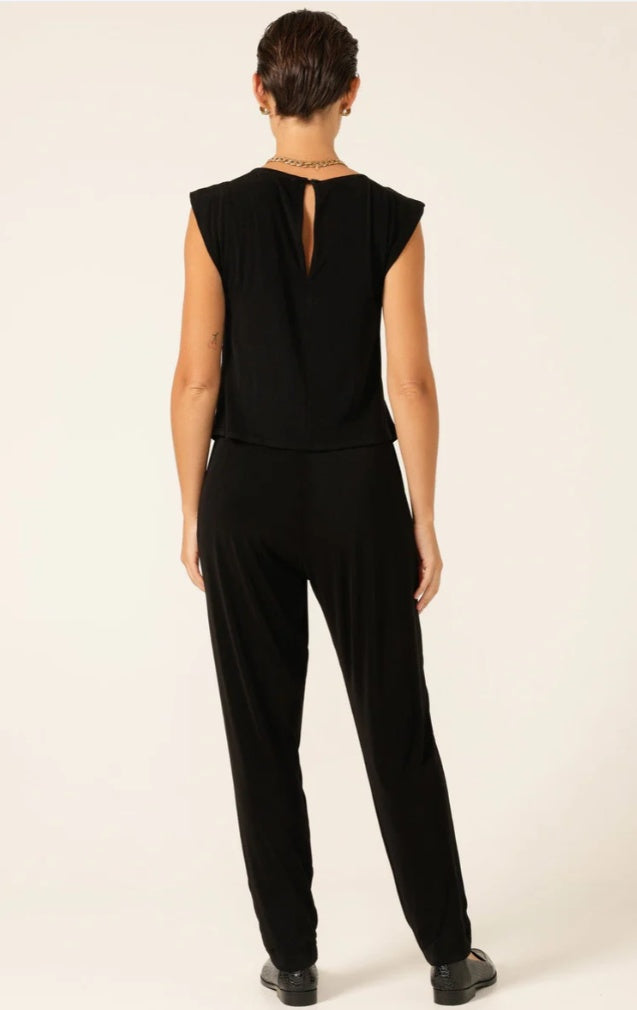 Sacha Drake Pleated Shell Boat Neck