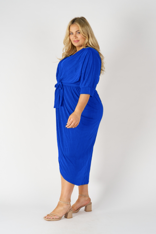 RTM Mildred Crinkle Soft Knit Dress