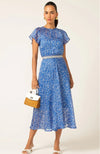 Sacha Drake Renee Midi Dress in Cobalt