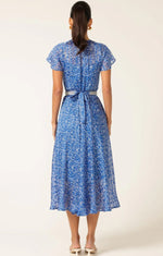 Sacha Drake Renee Midi Dress in Cobalt