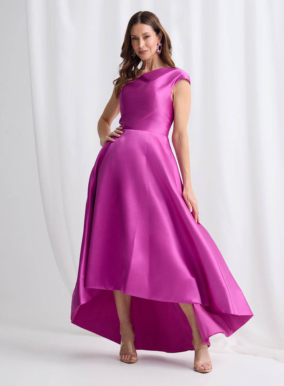 Trellis Lane Rosanella Dress TL1194 (Available in Emerald, Navy, Ivory, Pink, Black, Bronze and Ivory)