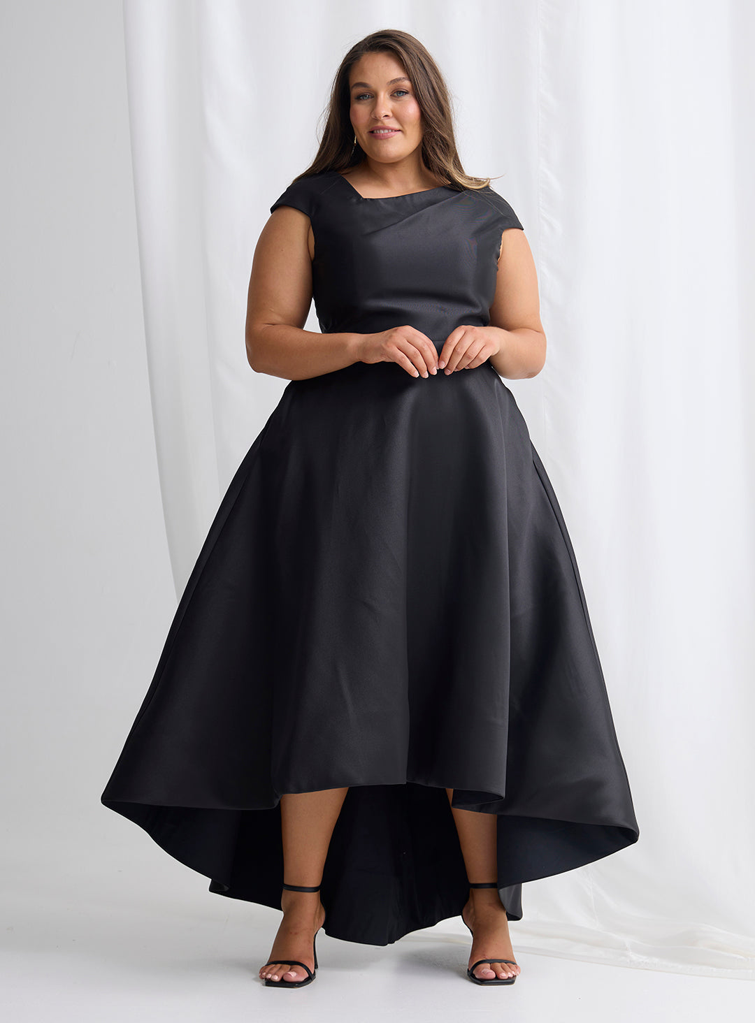 Trellis Lane Rosanella Dress TL1194 (Available in Emerald, Navy, Ivory, Pink, Black, Bronze and Ivory)