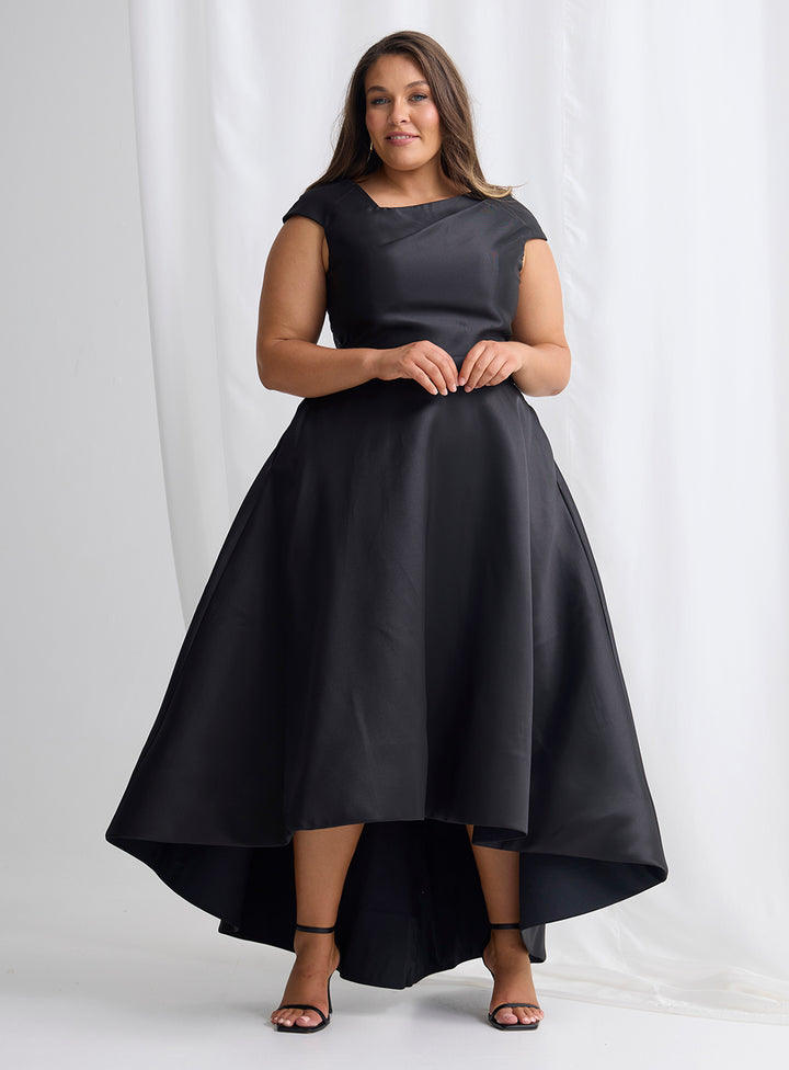 Trellis Lane Rosanella Dress TL1194 (Available in Emerald, Navy, Ivory, Pink, Black, Bronze and Ivory)