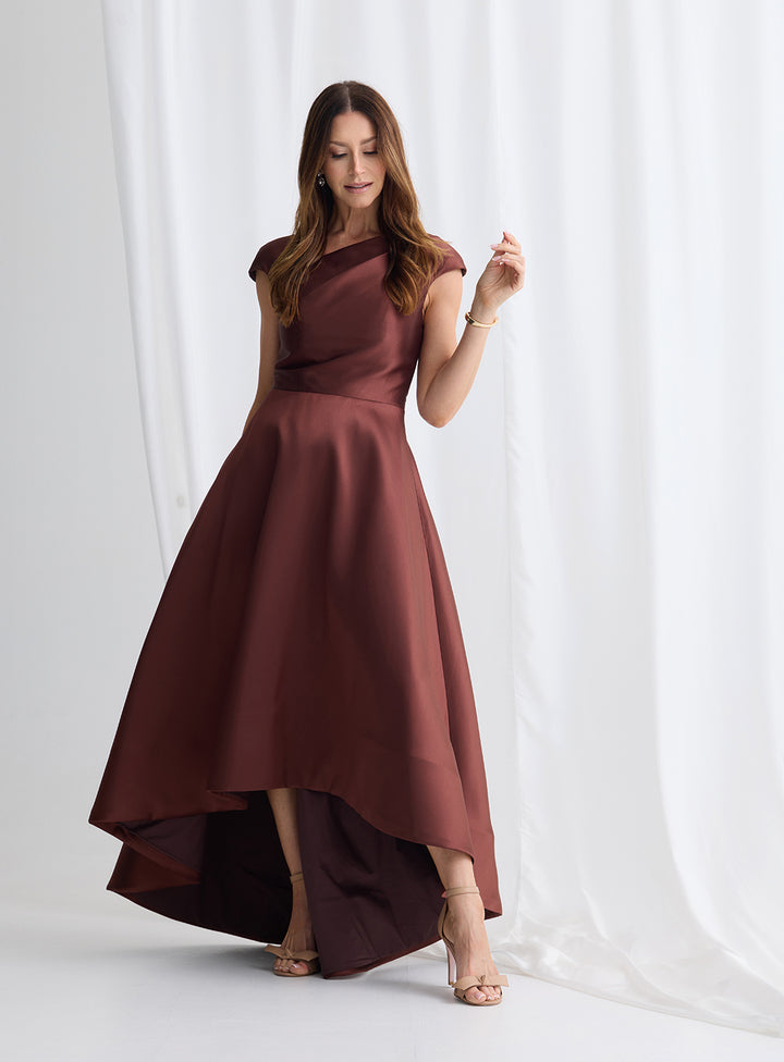 Trellis Lane Rosanella Dress TL1194 (Available in Emerald, Navy, Ivory, Pink, Black, Bronze and Ivory)