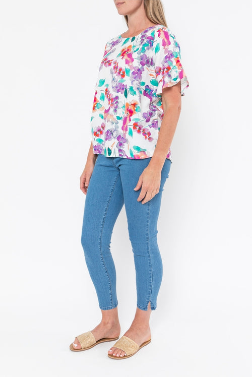 Jump Painterly Floral Top