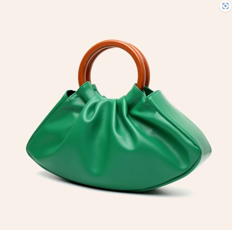 R7 Soft Bag with Acyclic Handle in Green 245