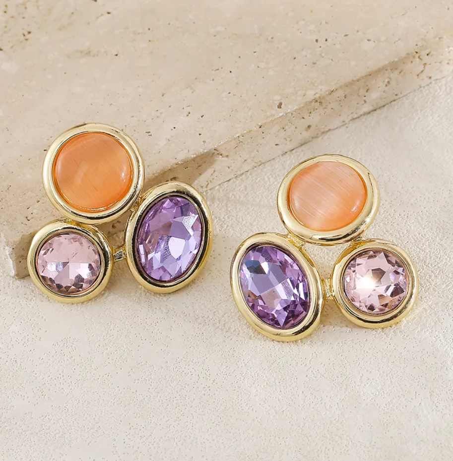 R7 Casual Circles Earrings 345