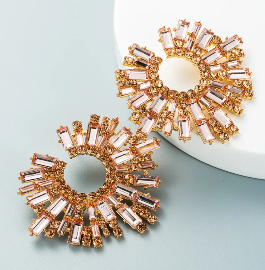 R7 Retro Starburst Earrings 367