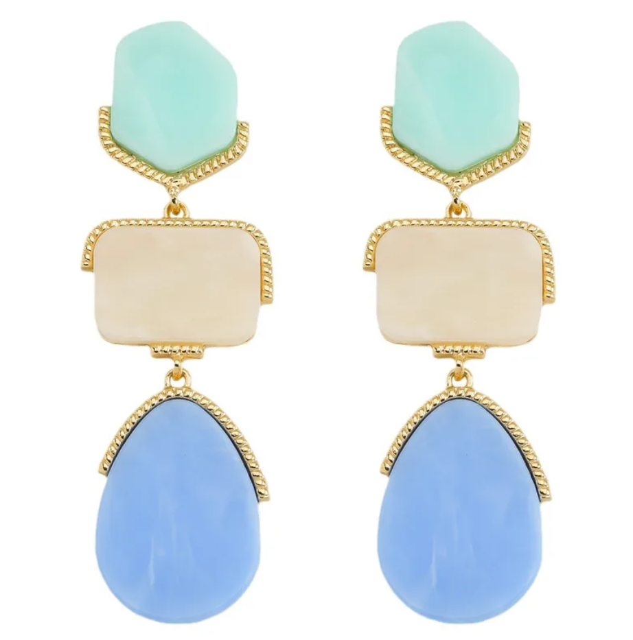 R7 Acrylic Shapes Earrings 422