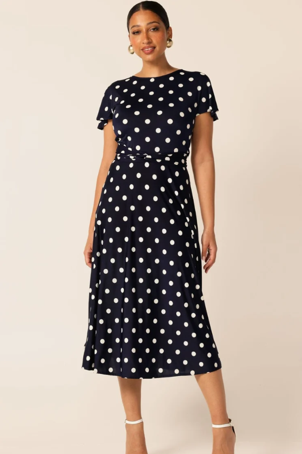 Sacha Drake Reverse Wrap Midi Dress