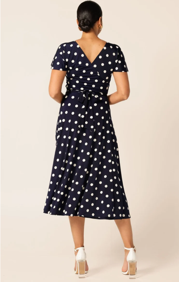 Sacha Drake Reverse Wrap Midi Dress