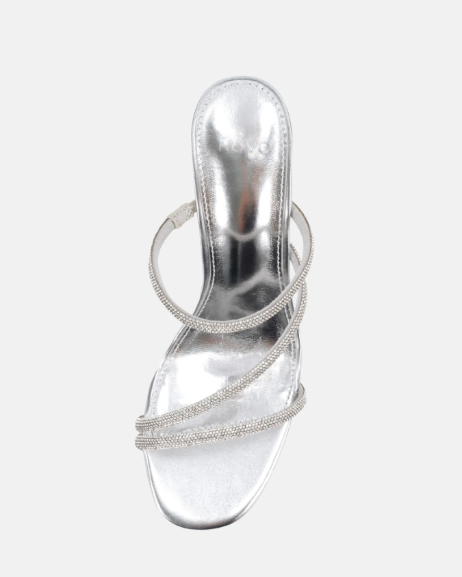 Novo Plenty Silver Bling Heels